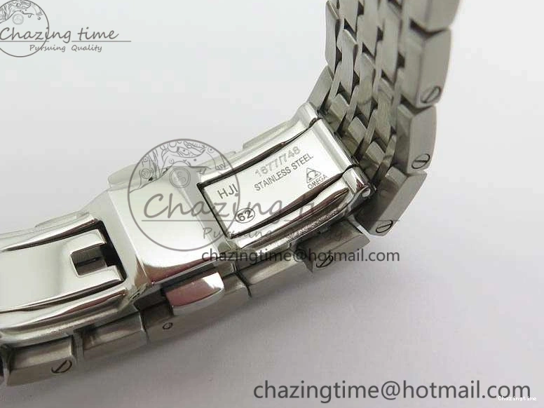 0402 De Ville Chronograph SS OMF 1:1 Best Edition Black Dial On SS Bracelet A Attractive 8150